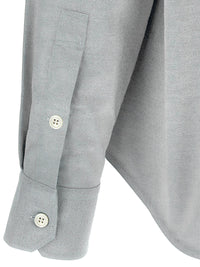 Thom Browne Men '4Bar' Flannel Shirt