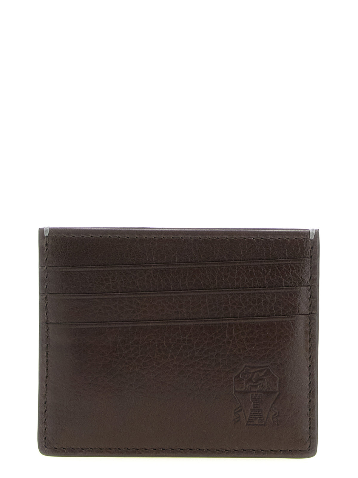 Brunello Cucinelli Men Leather Cardholder