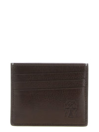 Brunello Cucinelli Men Leather Cardholder