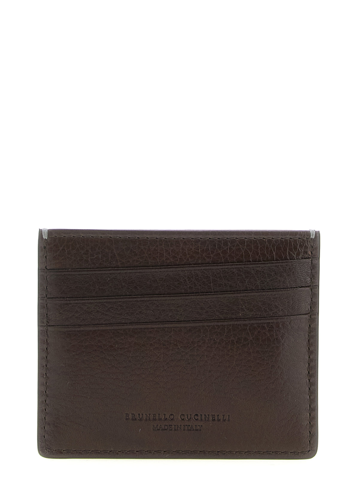 Brunello Cucinelli Men Leather Cardholder