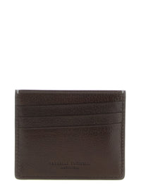 Brunello Cucinelli Men Leather Cardholder