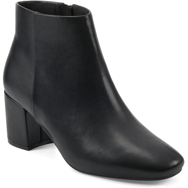 Tamara Womens Leather Zip-up Ankle Boots