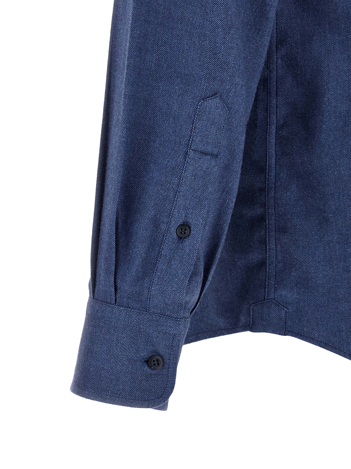 BRUNELLO CUCINELLI Brunello Cucinelli Men Herringbone Shirt