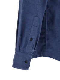 BRUNELLO CUCINELLI Brunello Cucinelli Men Herringbone Shirt