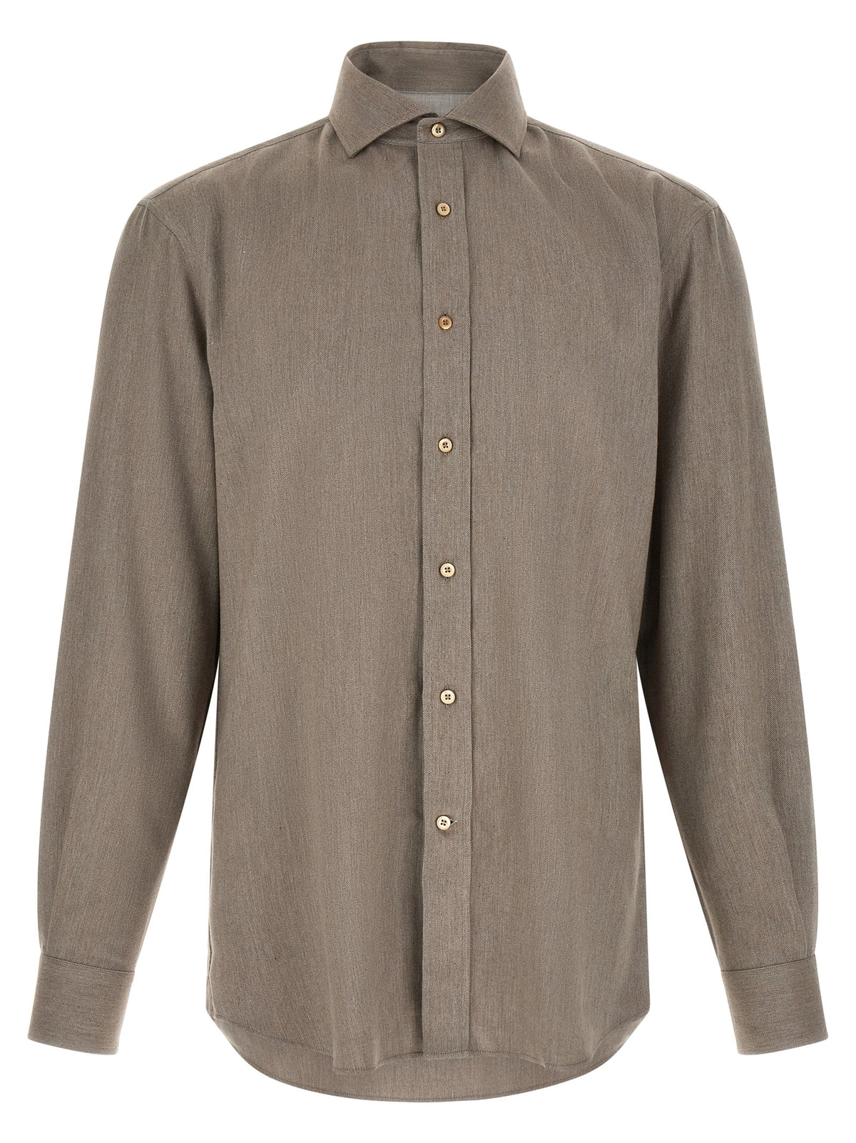 BRUNELLO CUCINELLI Brunello Cucinelli Men Herringbone Shirt