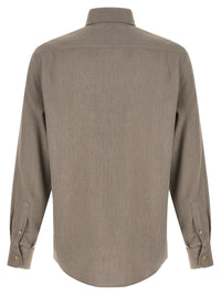 BRUNELLO CUCINELLI Brunello Cucinelli Men Herringbone Shirt