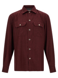 Brunello Cucinelli Men Flannel Overshirt