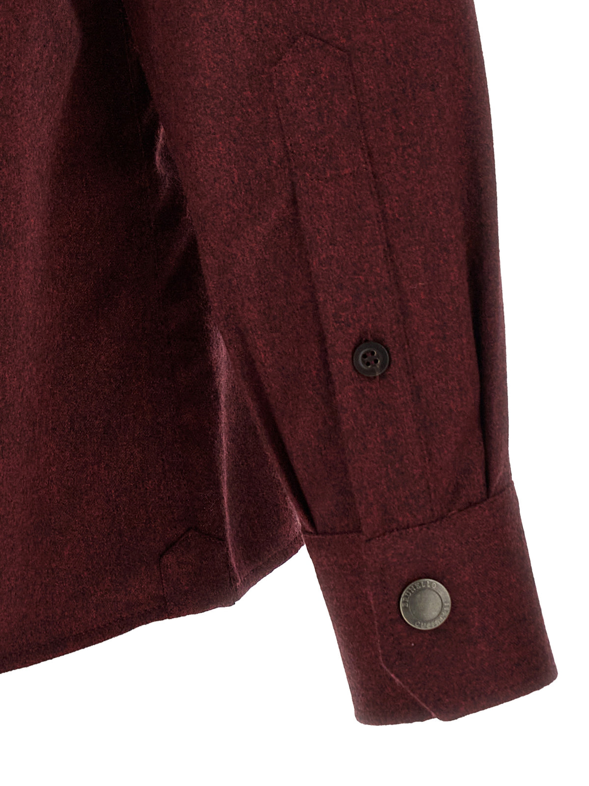 Brunello Cucinelli Men Flannel Overshirt