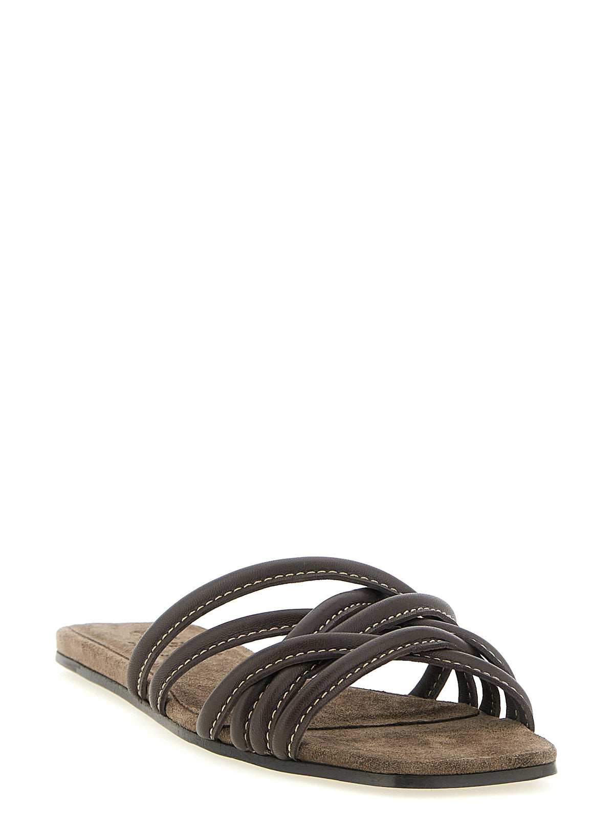 BRUNELLO CUCINELLI Brunello Cucinelli Women Leather Slides