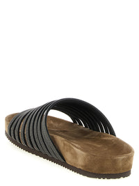 BRUNELLO CUCINELLI Brunello Cucinelli Women 'Precious Straps' Slides