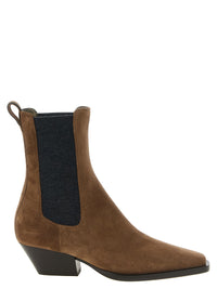 BRUNELLO CUCINELLI Brunello Cucinelli Women 'Precious Loop Detail' Ankle Boots