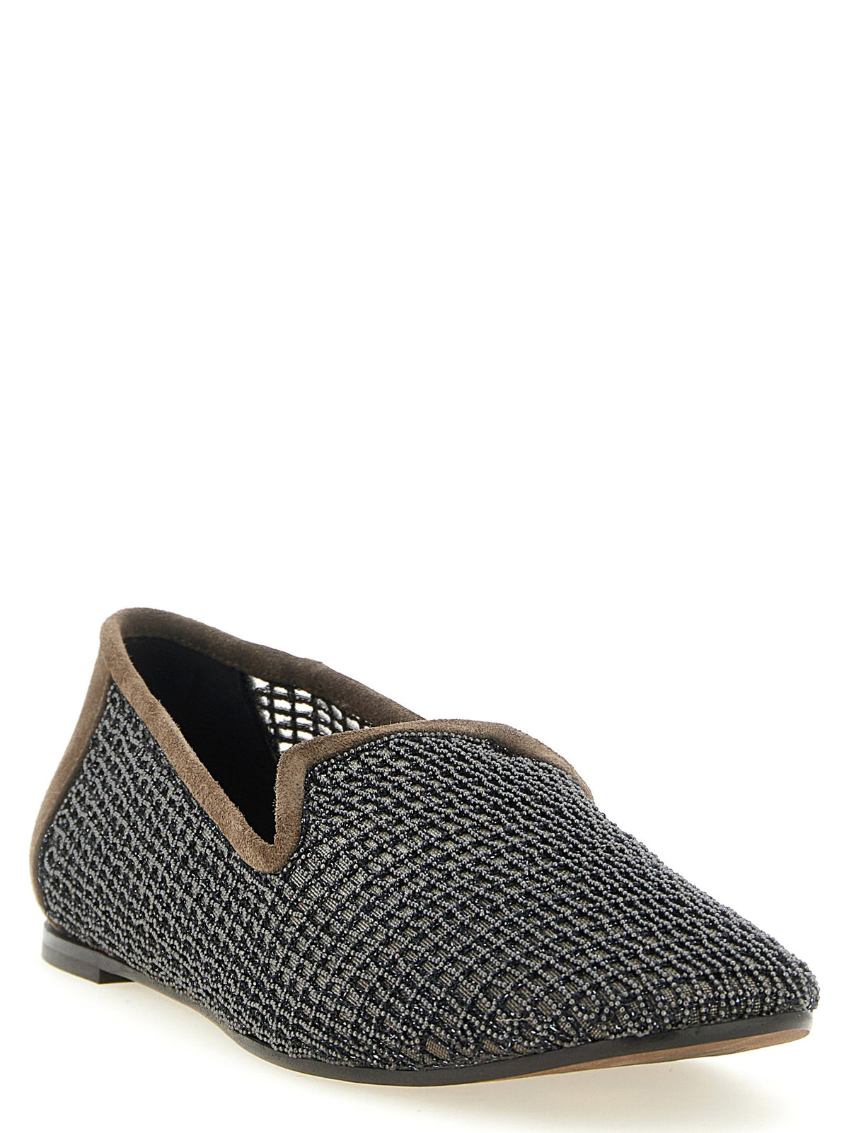 BRUNELLO CUCINELLI Brunello Cucinelli Women 'Embroidery' Mesh Loafers
