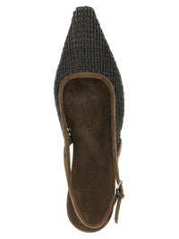 BRUNELLO CUCINELLI Brunello Cucinelli Women 'Precious Net Embroidery' Slingback