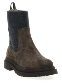 BRUNELLO CUCINELLI Brunello Cucinelli Women 'Precious Loop Detail' Ankle Boots