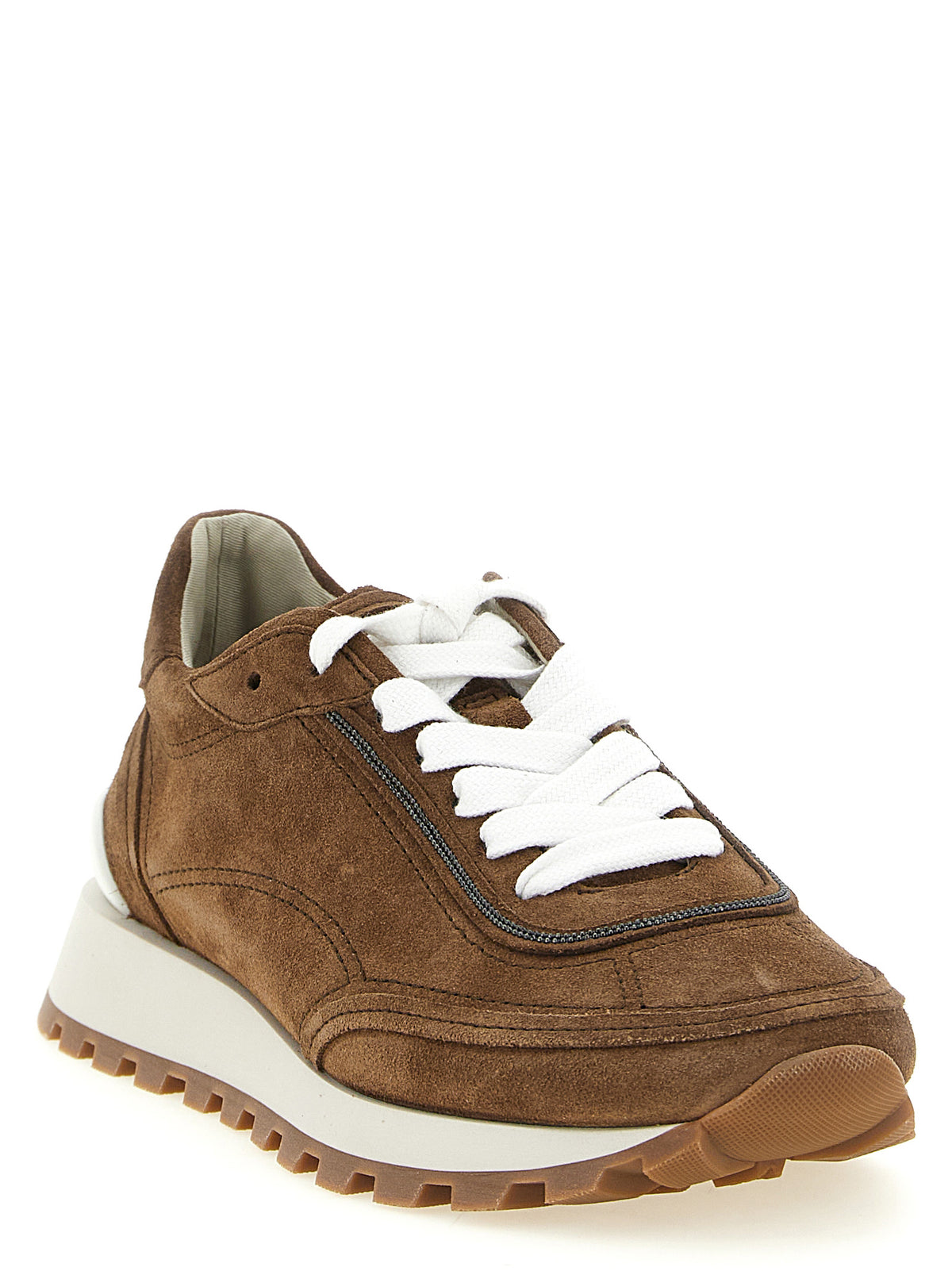 BRUNELLO CUCINELLI Brunello Cucinelli Women 'Monile' Suede Sneakers