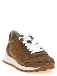 BRUNELLO CUCINELLI Brunello Cucinelli Women 'Monile' Suede Sneakers