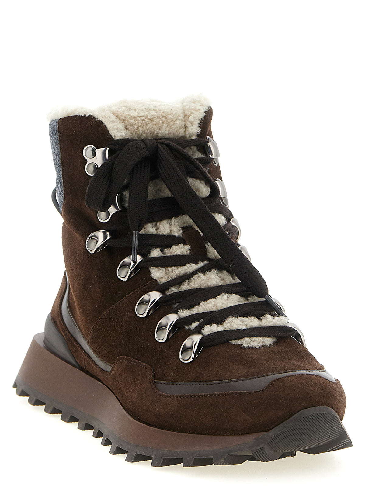 BRUNELLO CUCINELLI Brunello Cucinelli Women Lace-Up Ankle Boots With Hooks