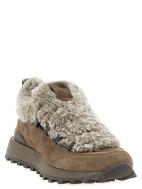 BRUNELLO CUCINELLI Brunello Cucinelli Women 'Monile' Shearling Sneakers