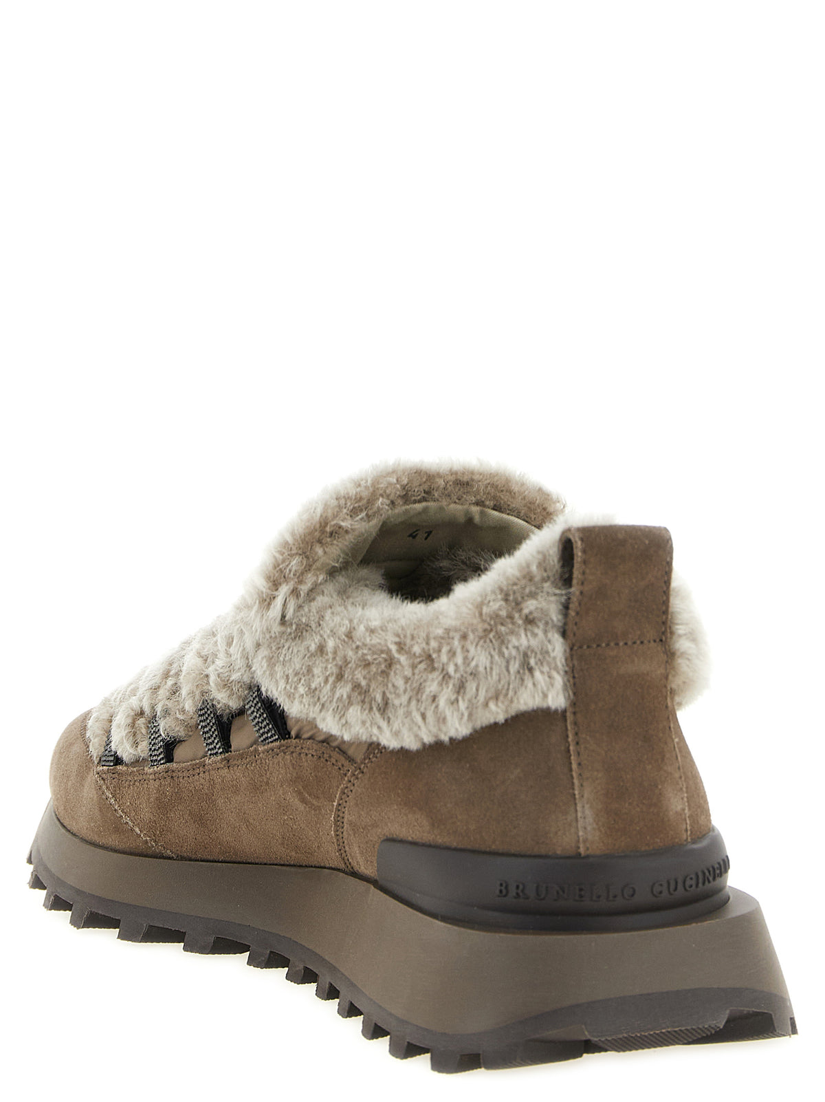 BRUNELLO CUCINELLI Brunello Cucinelli Women 'Monile' Shearling Sneakers