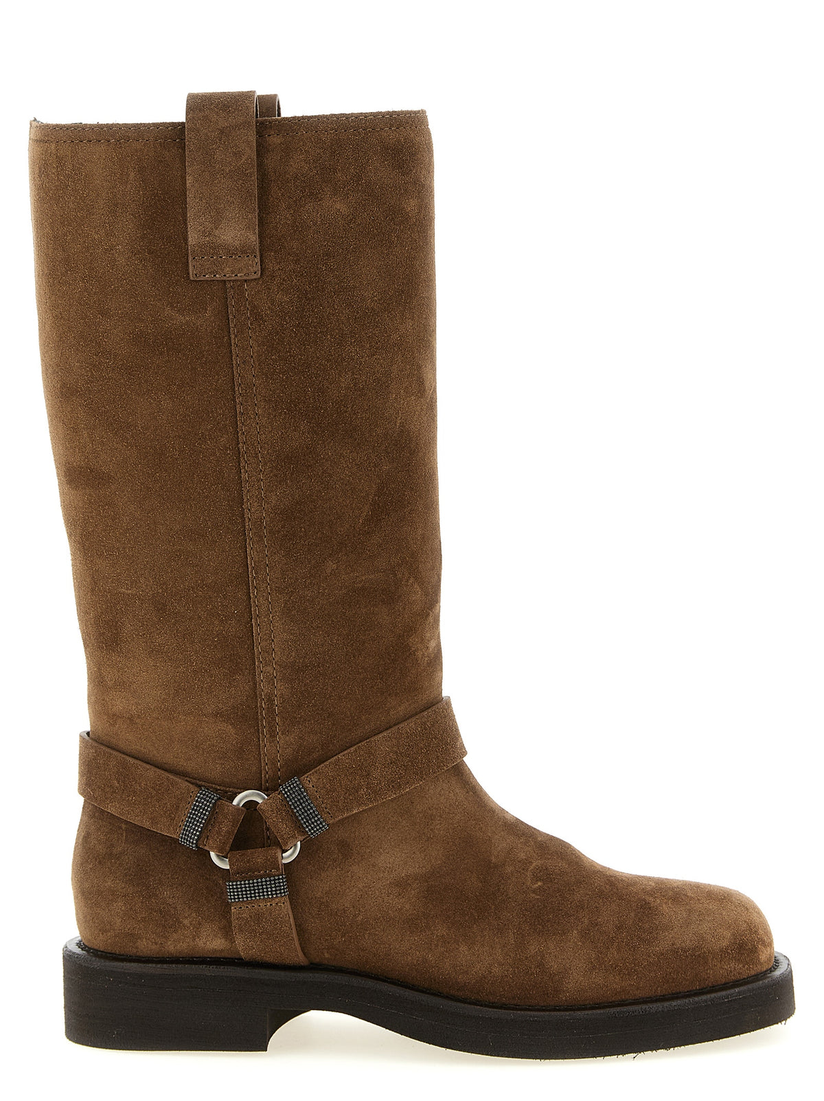 Brunello Cucinelli Women Monile Suede Boots