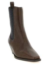 BRUNELLO CUCINELLI Brunello Cucinelli Women 'Precious Heel' Ankle Boots