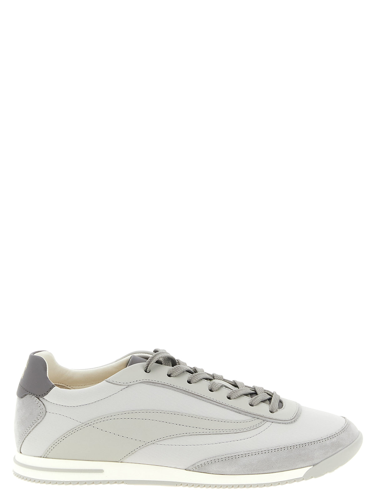 BRUNELLO CUCINELLI Brunello Cucinelli Men Techno And Nubuck Fabric Sneakers
