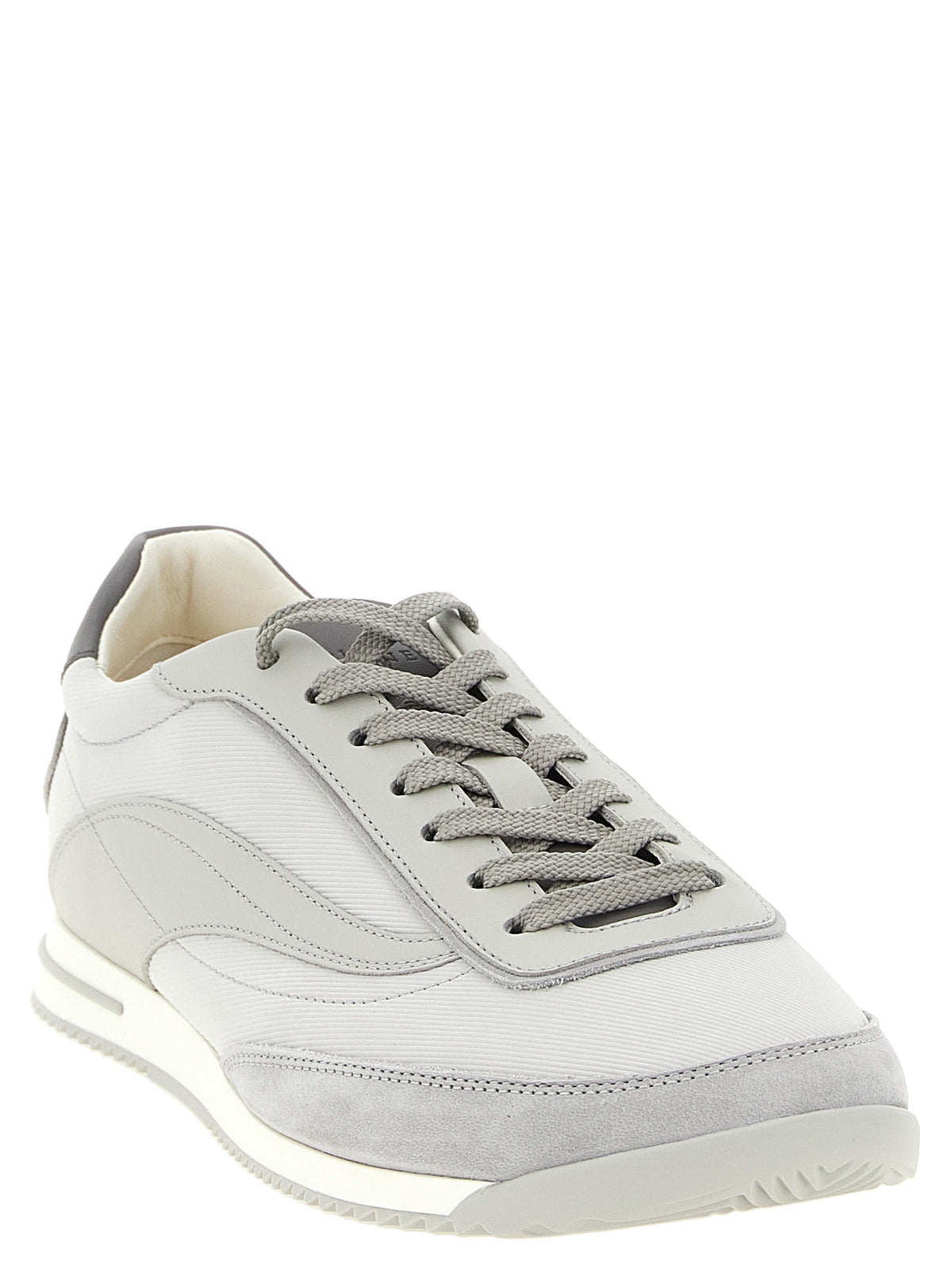 BRUNELLO CUCINELLI Brunello Cucinelli Men Techno And Nubuck Fabric Sneakers