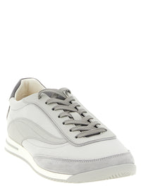 BRUNELLO CUCINELLI Brunello Cucinelli Men Techno And Nubuck Fabric Sneakers