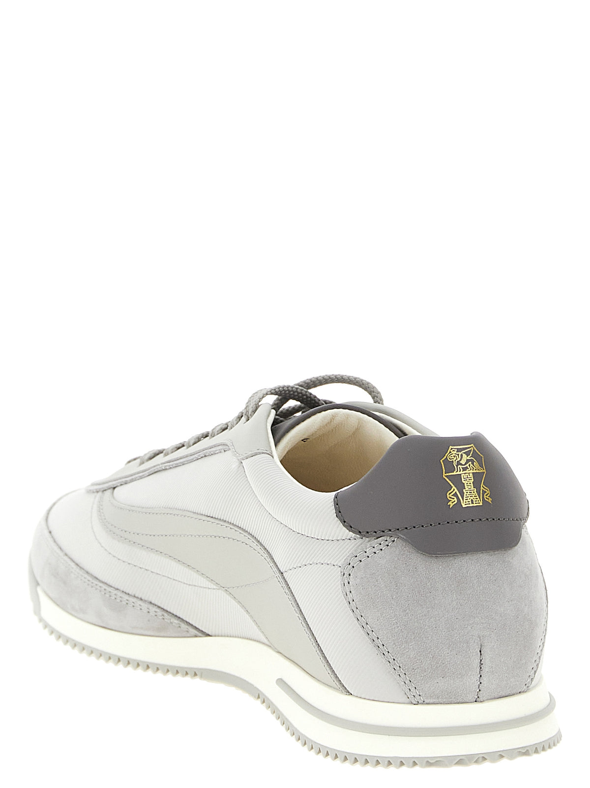 BRUNELLO CUCINELLI Brunello Cucinelli Men Techno And Nubuck Fabric Sneakers