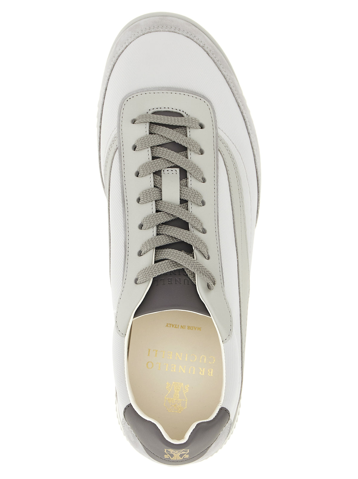 BRUNELLO CUCINELLI Brunello Cucinelli Men Techno And Nubuck Fabric Sneakers