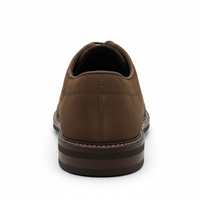 Brunello Cucinelli Dark Brown Polished Leather Cap-Toe Oxford Shoes