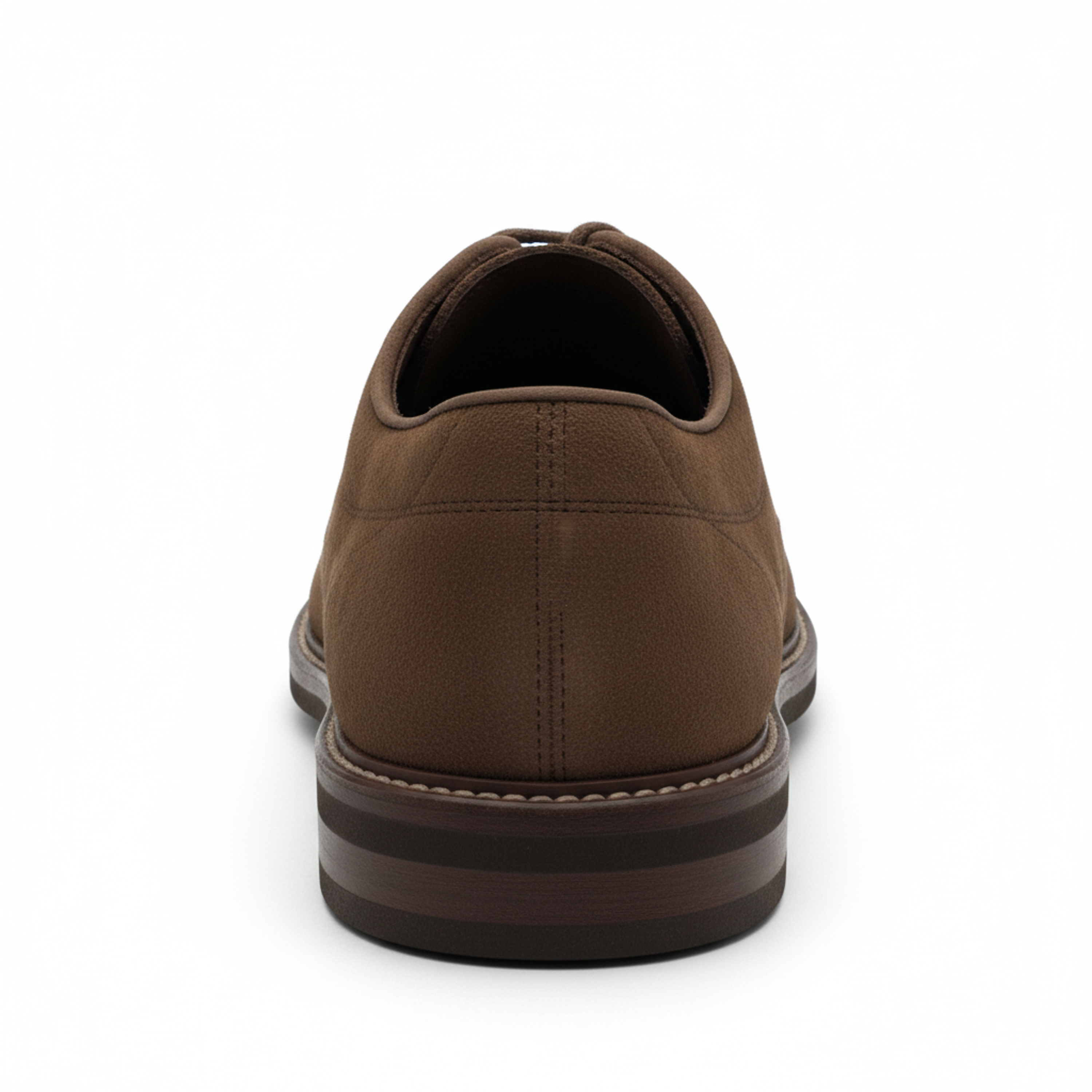 Brunello Cucinelli Dark Brown Polished Leather Cap-Toe Oxford Shoes