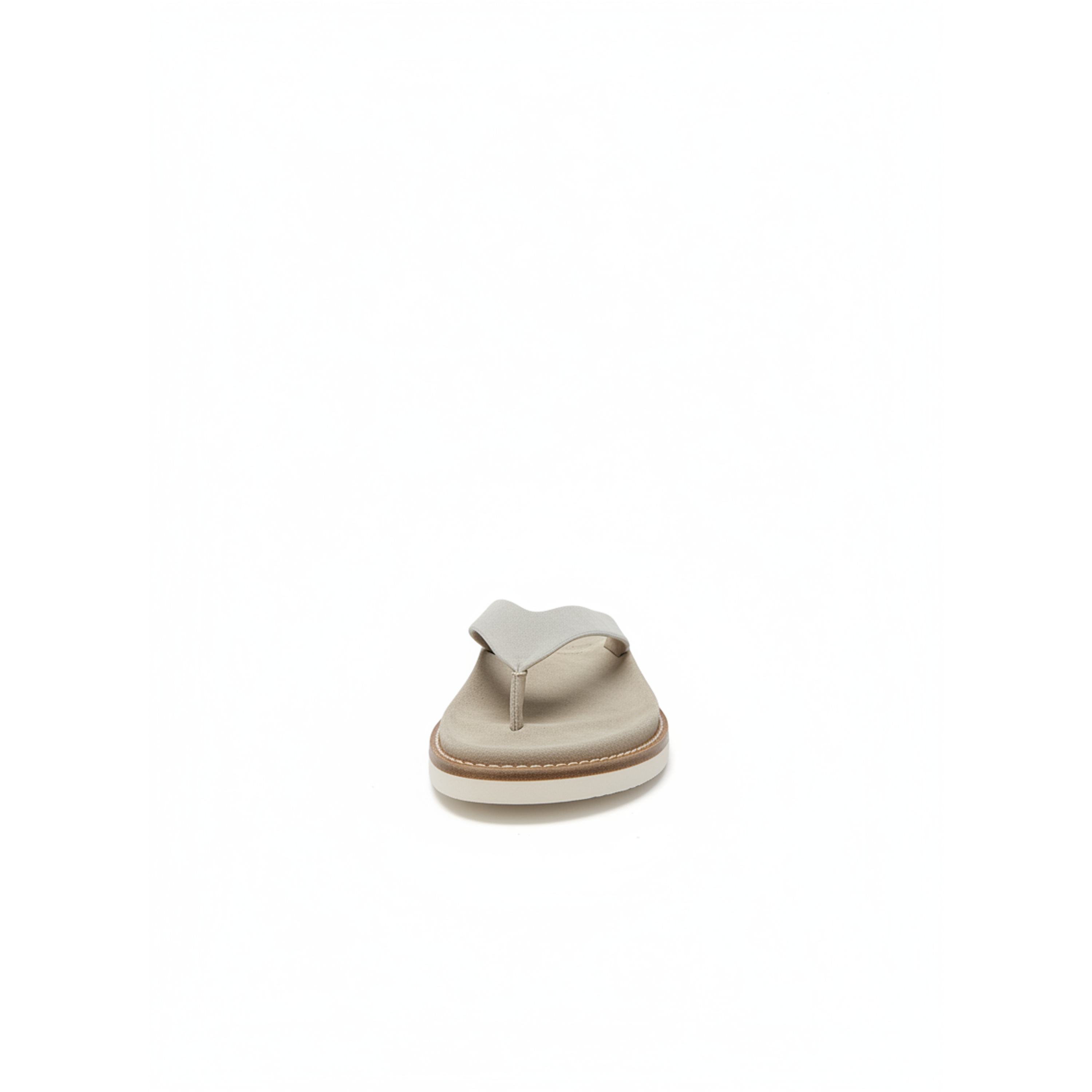 Brunello Cucinelli Brunello Cucinelli Suede Thong Slippers Beige