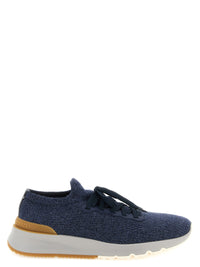 Brunello Cucinelli Men Jacquard Knit Sneakers