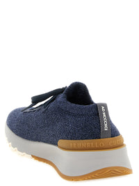 Brunello Cucinelli Men Jacquard Knit Sneakers