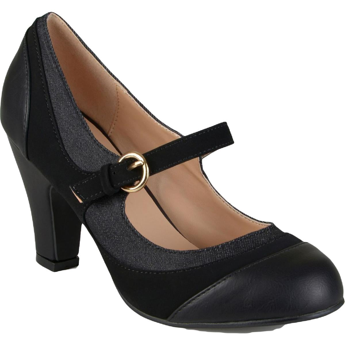 Siri Womens Faux Leather Dress Heels