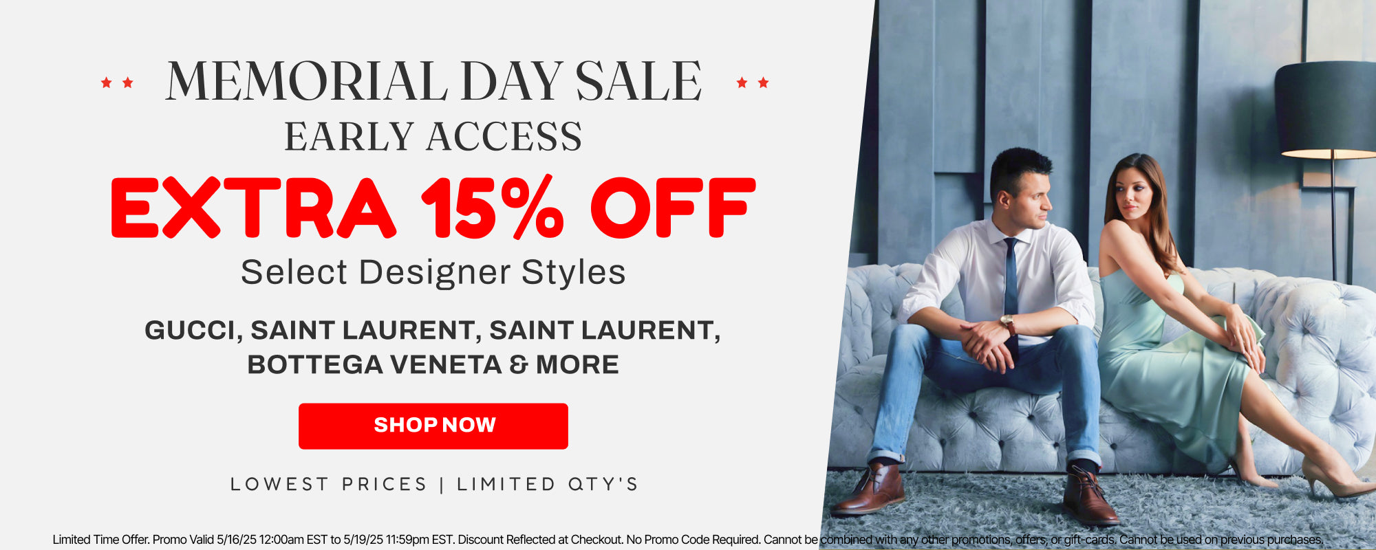 limited time sale memorial day 2025
