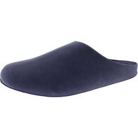 Shove Mule Mens Leather Slip On Mule Slippers 12 Medium Midnight Navy