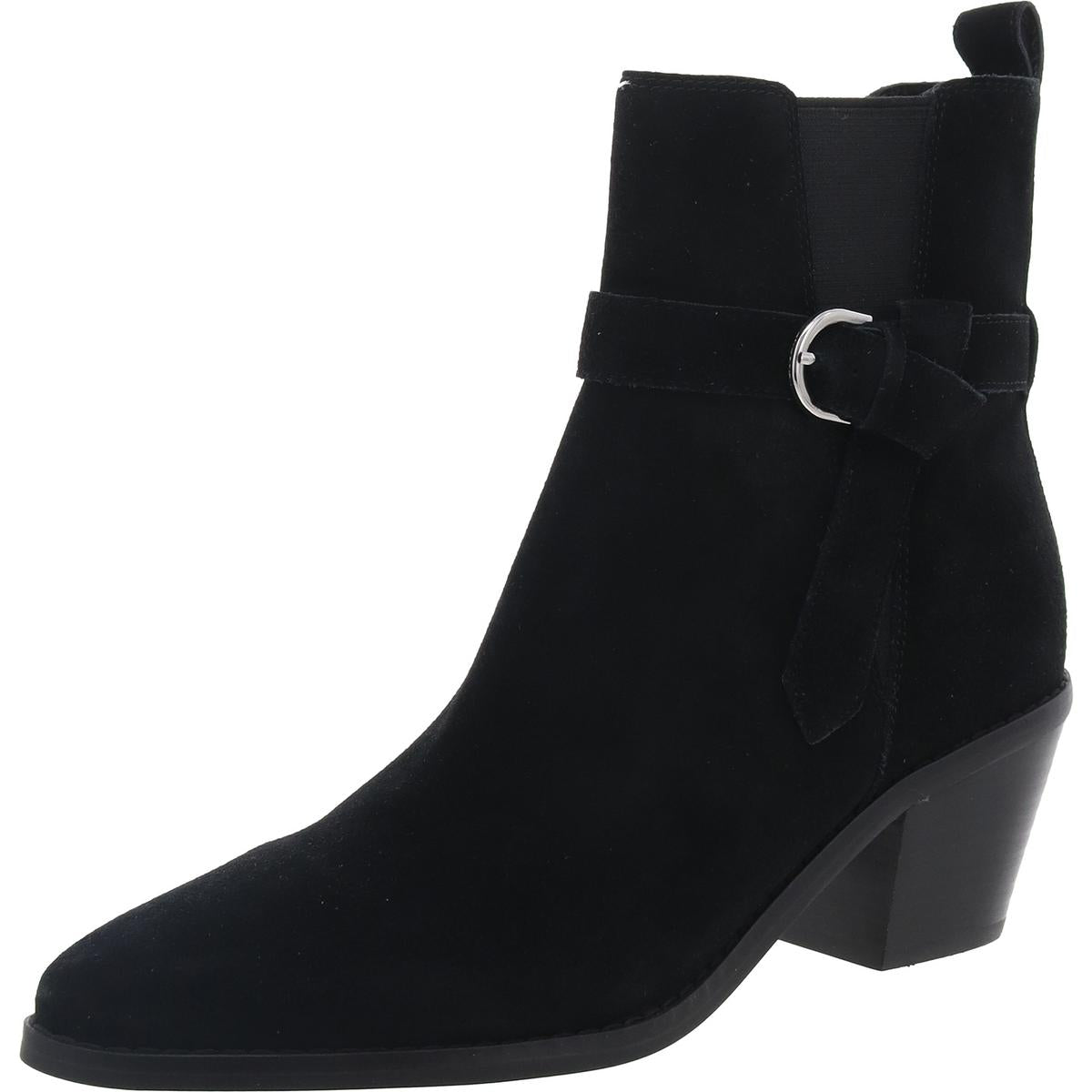 Womens Buckle Ankle Boots