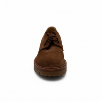 Brunello Cucinelli Suede Lace-Up Derby Shoes with Lug Sole