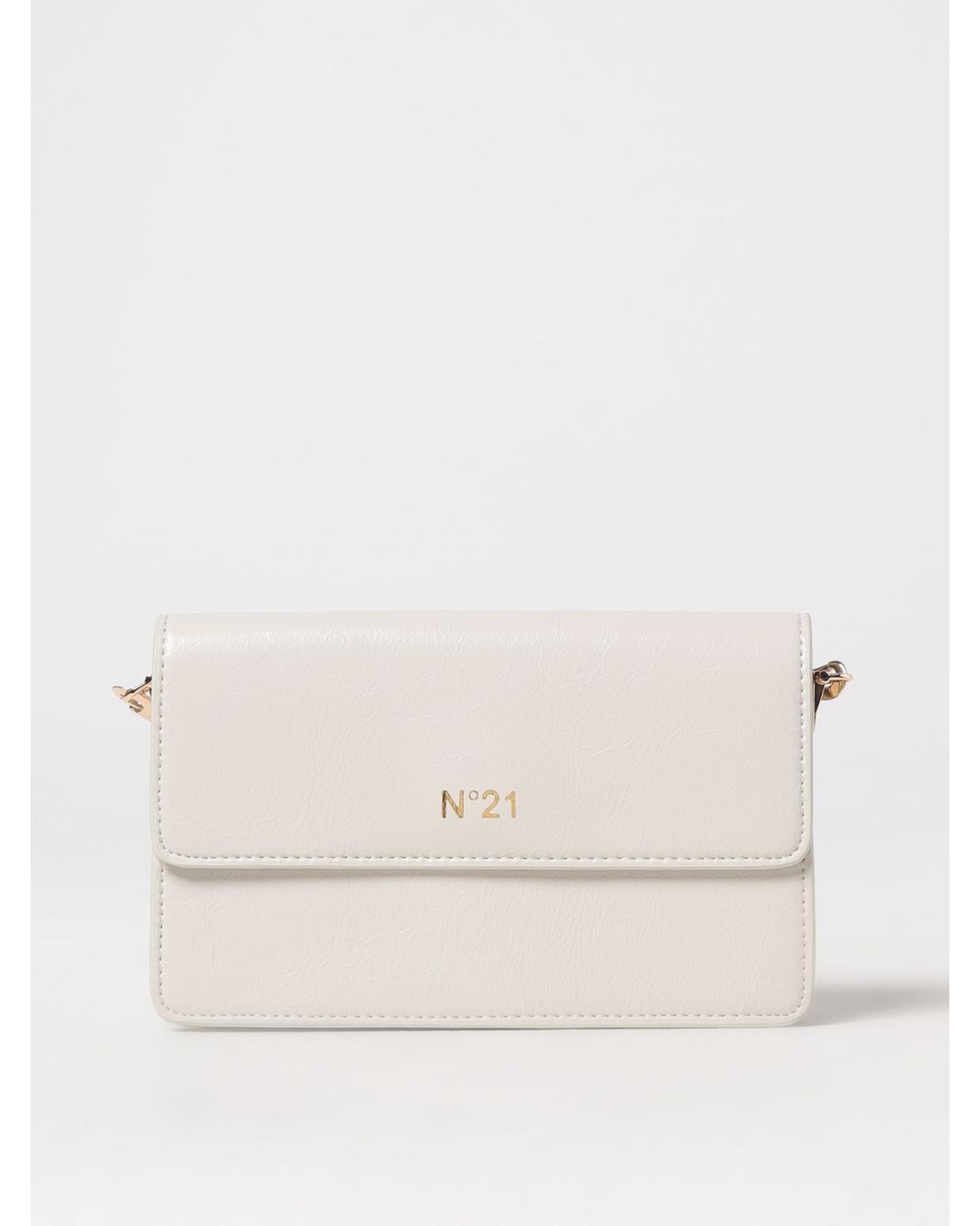N° 21 Chain Bag Leather Wallet Kids Champagne ONE SIZE Champagne