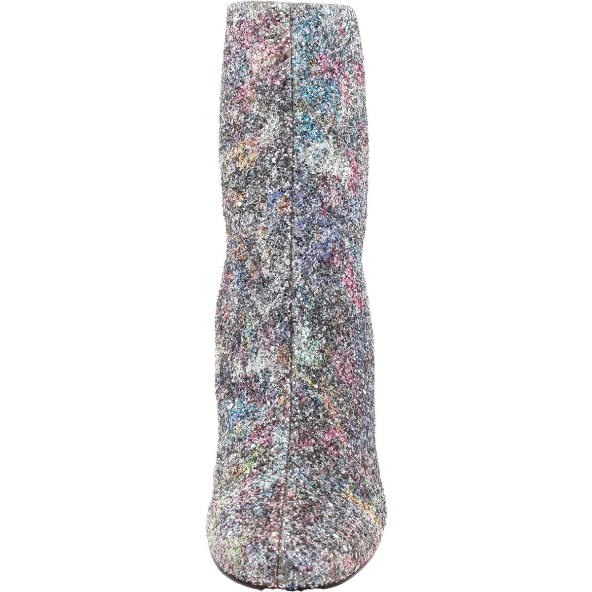 Womens Glitter Ankle Boots