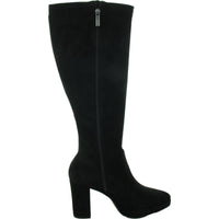 Journey Womens Wide Calf Faux Suede Knee-High Boots