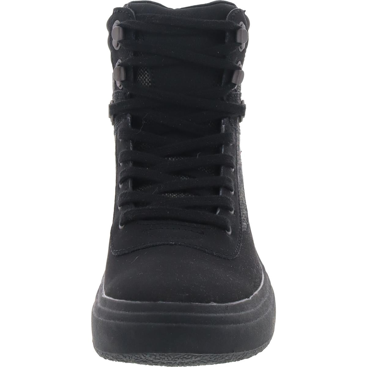 Womens Lace-Up Ankle Boots