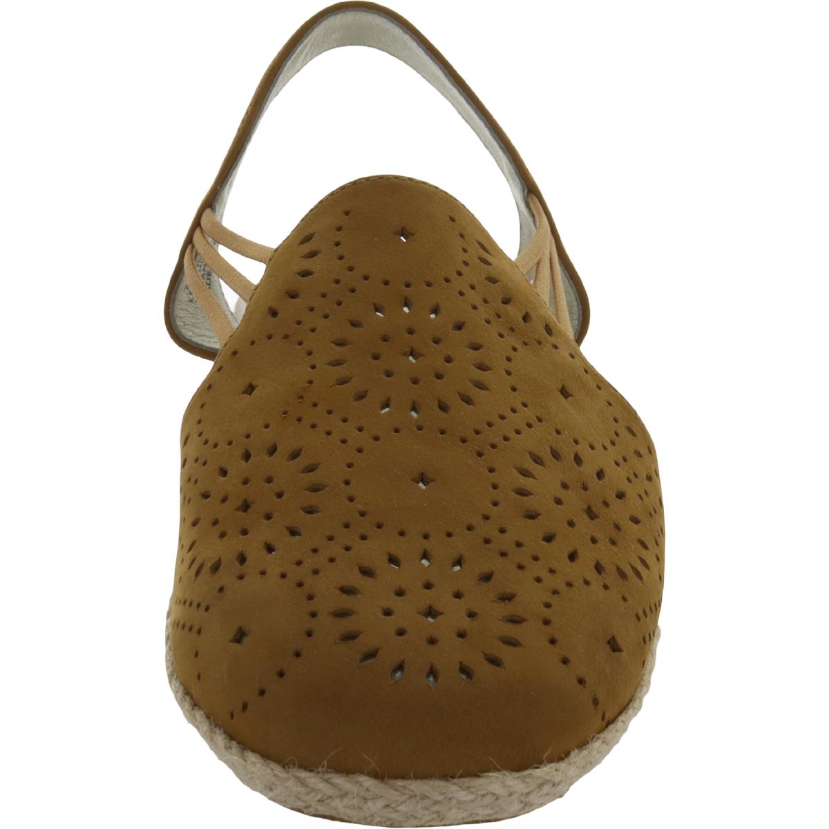 Zena Womens Laser Cut Slip On Espadrilles