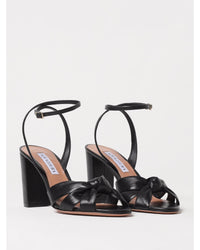 Aquazzura Knotted Twist Sandals Heels Women Black