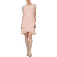 Womens Chiffon Sleeveless Cocktail And Party Dress