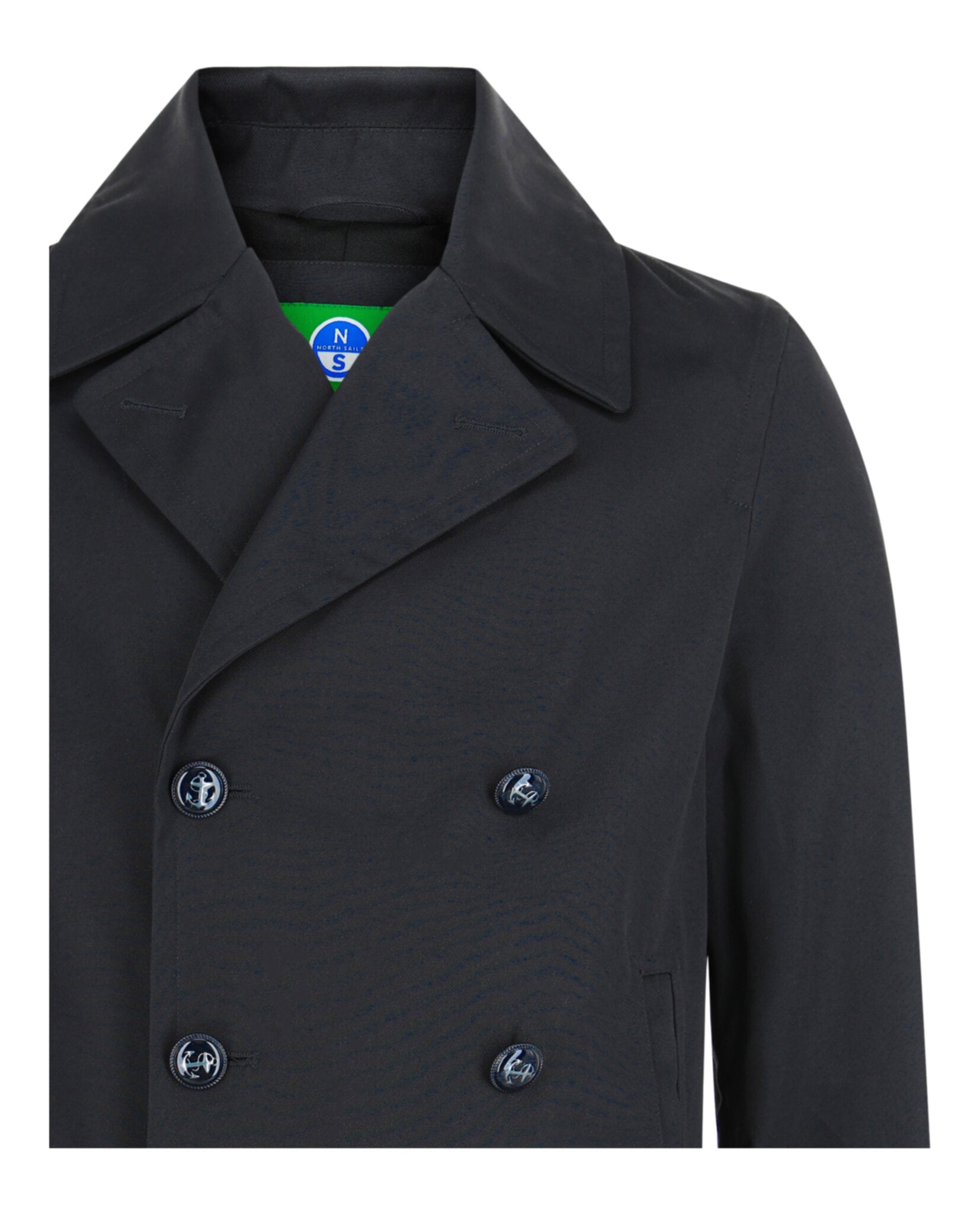Slowear Mens North Sails Double Breasted Peacoat