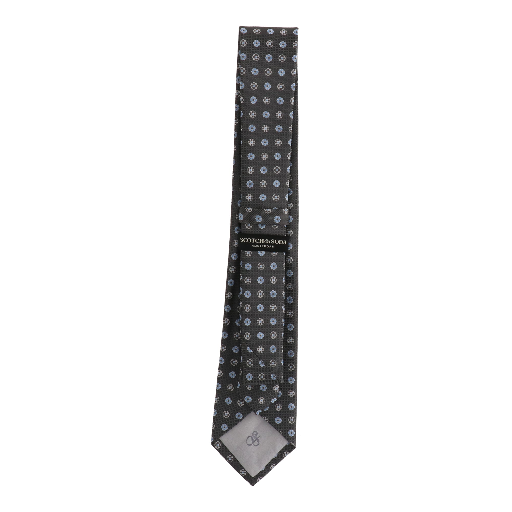 SCOTCH&SO Scotch & Soda Mens Silver Tie