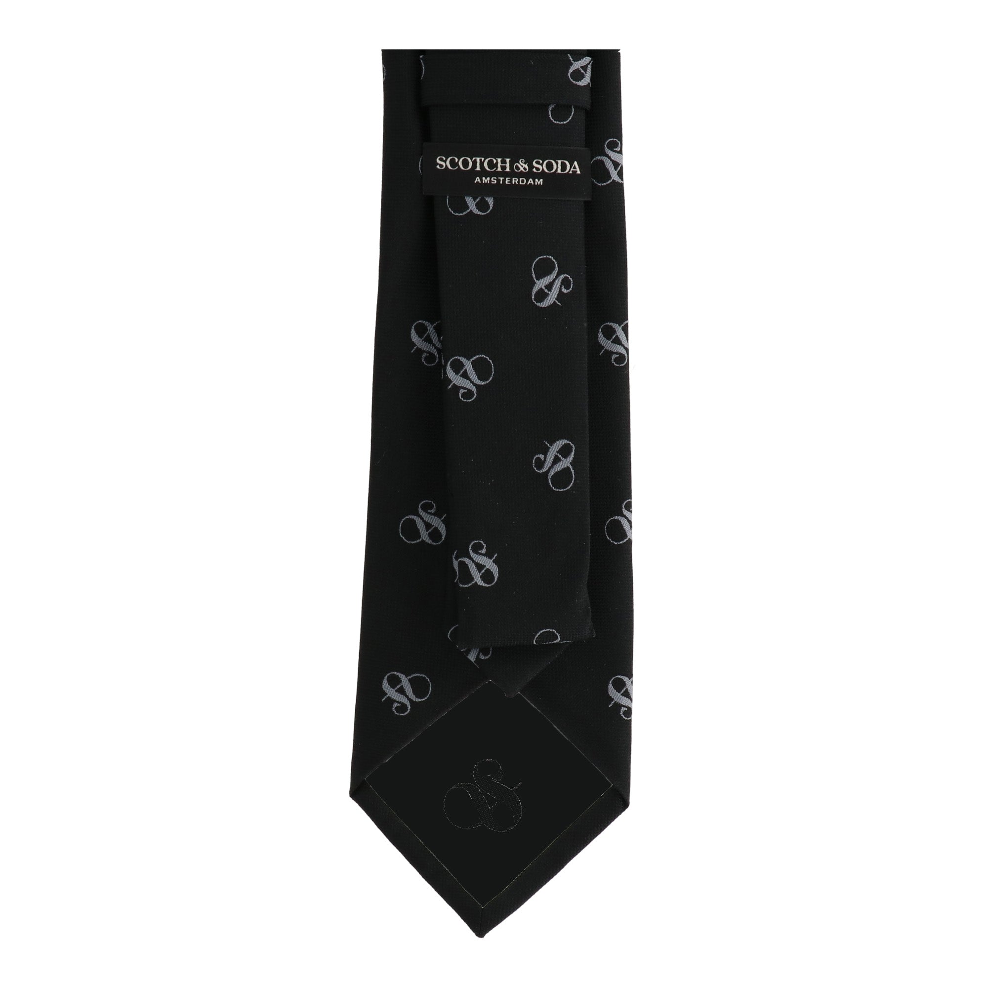 Scotch & Soda Mens Black Tie